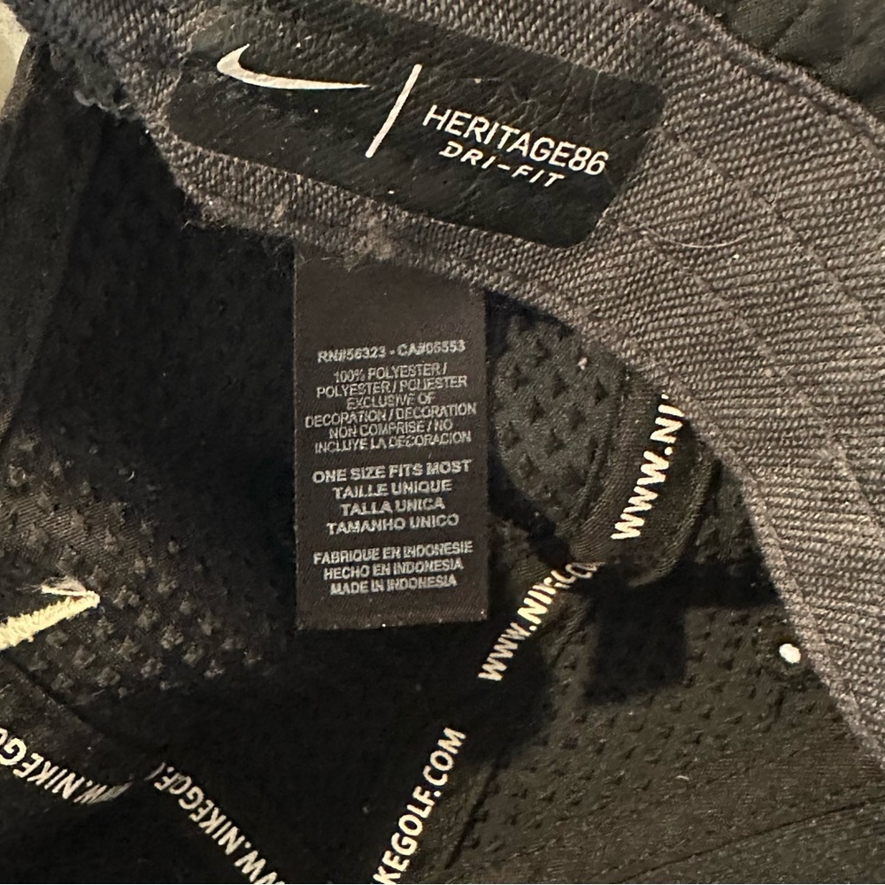Nike Golf x CycleBar Black Performance Hat OSFM - Picture 8 of 13